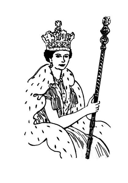 queen elizabeth cartoon photo: Queen Elizabeth with Sceptre queen-with-sceptre-and-crown.jpg