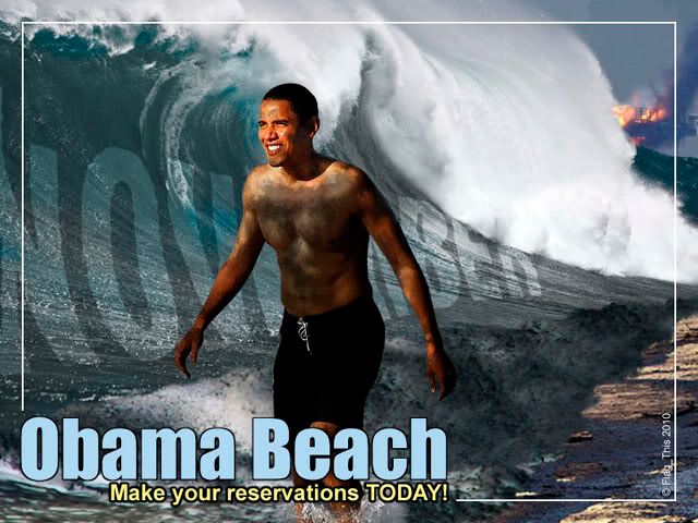 Obama; BP; oil spill; politics; satire