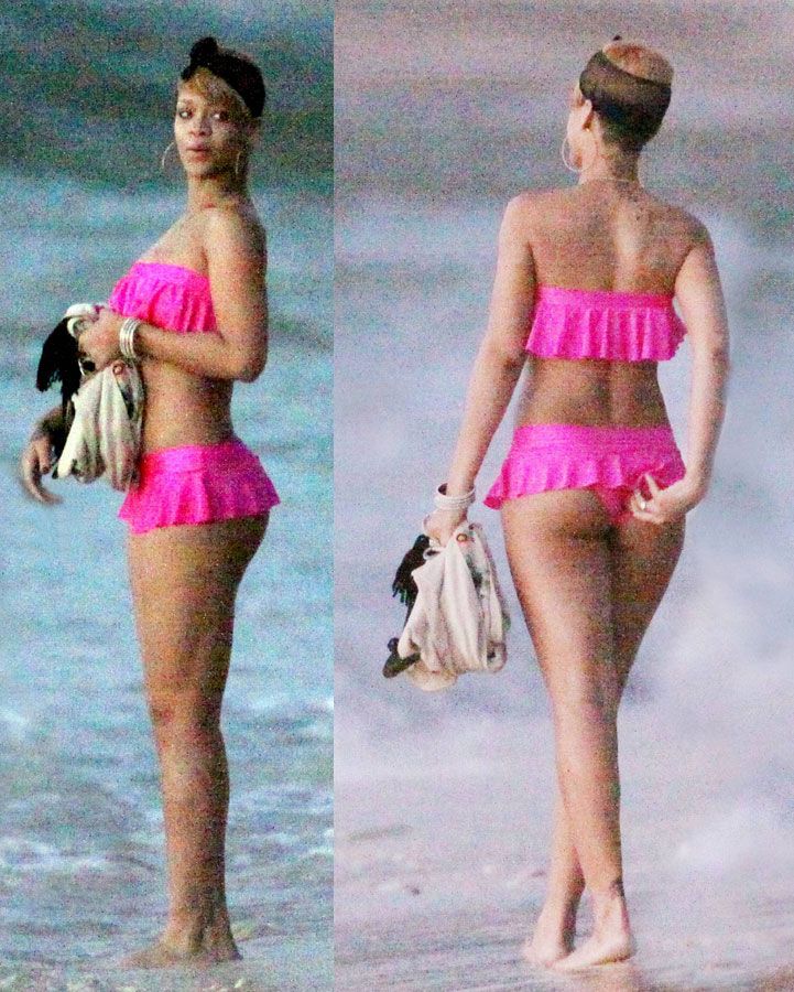 Pink Ruffle Bikini