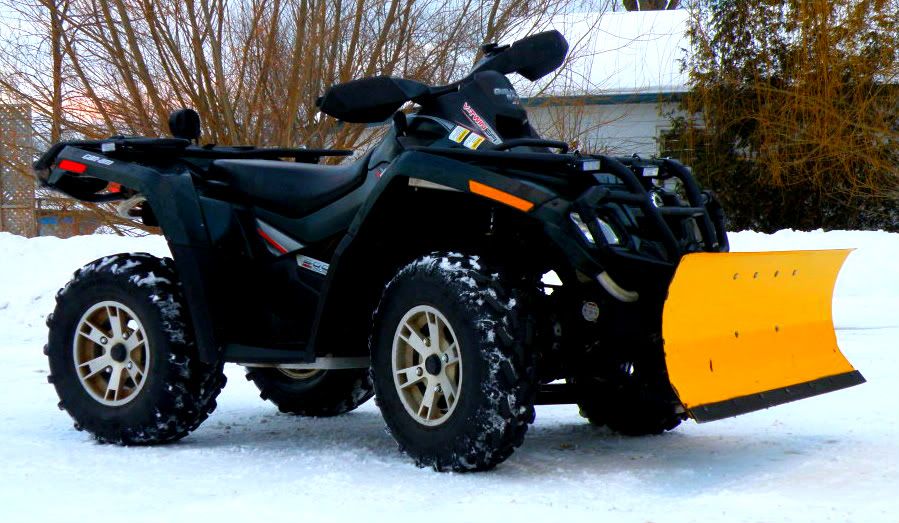 Can Am Outlander Snow Plow Snow