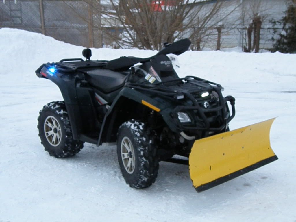 Can Am Outlander Snow Plow Snow Plowing Forum