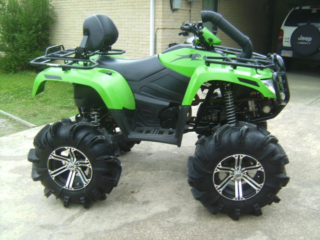 Lifted+4+Wheelers Possible trade Arctic Cat with 6" lift and 32's | High Lifter Forums
