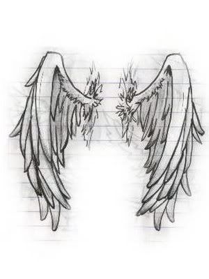 anime drawings of angels. 21k: anime wings drawing