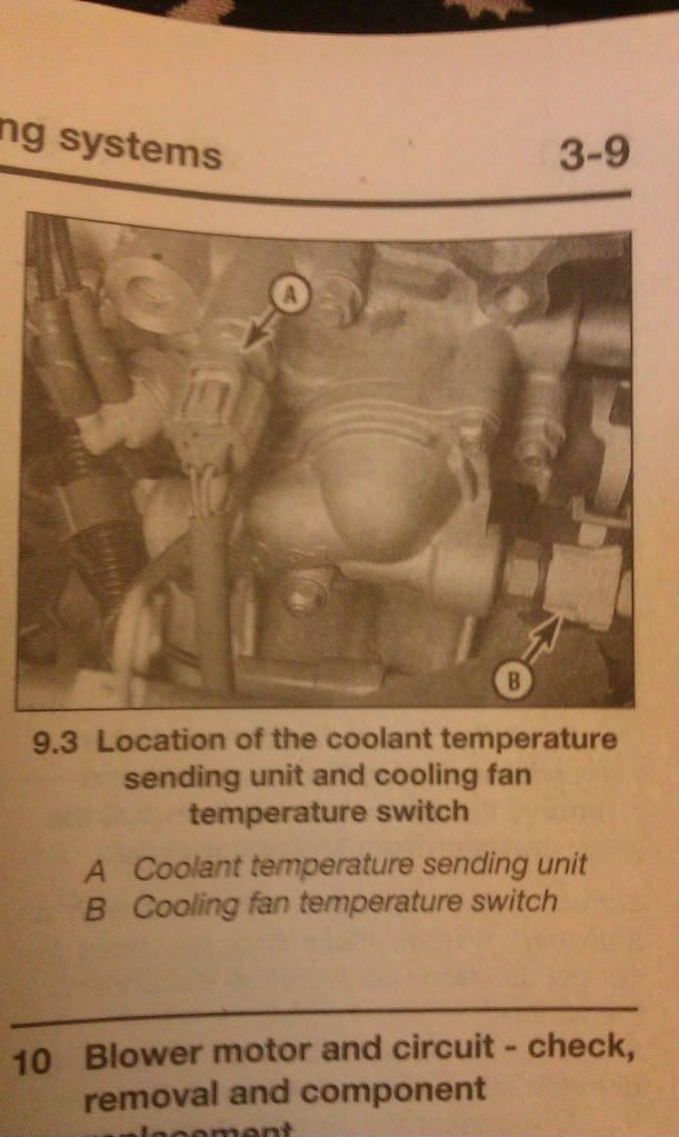 toyota tercel coolant temperature sensor location #1