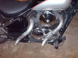 kawasaki vulcan 800 exhaust pipes