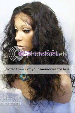 malaysia curly / wavy indian remy human hair lace front wigs  