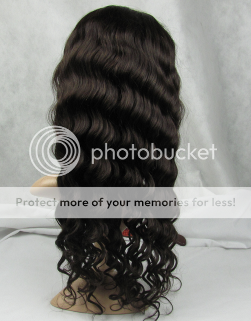 indian remy human hair front lace wig 20 2# body wave  